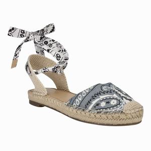 Nine West Mage Ankle Wrap Platte Sandalen Grijs Nederland | BUZ-417398